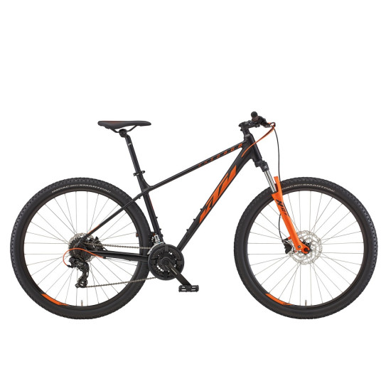 Купити Велосипед  KTM CHICAGO 272 27.5" рама L/48, чорний матовий (помаранчевий), 2022 (арт. 22814118) у Києві - фото №1